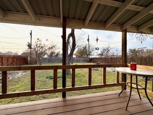 1417 Reynolds Street Goldthwaite, TX 76844 - Photo 21 of 21 a view of a two chair in the balcony