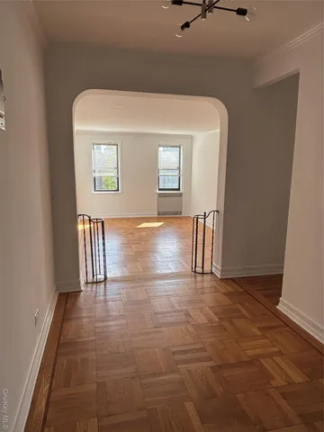 a view of hallway with stairs