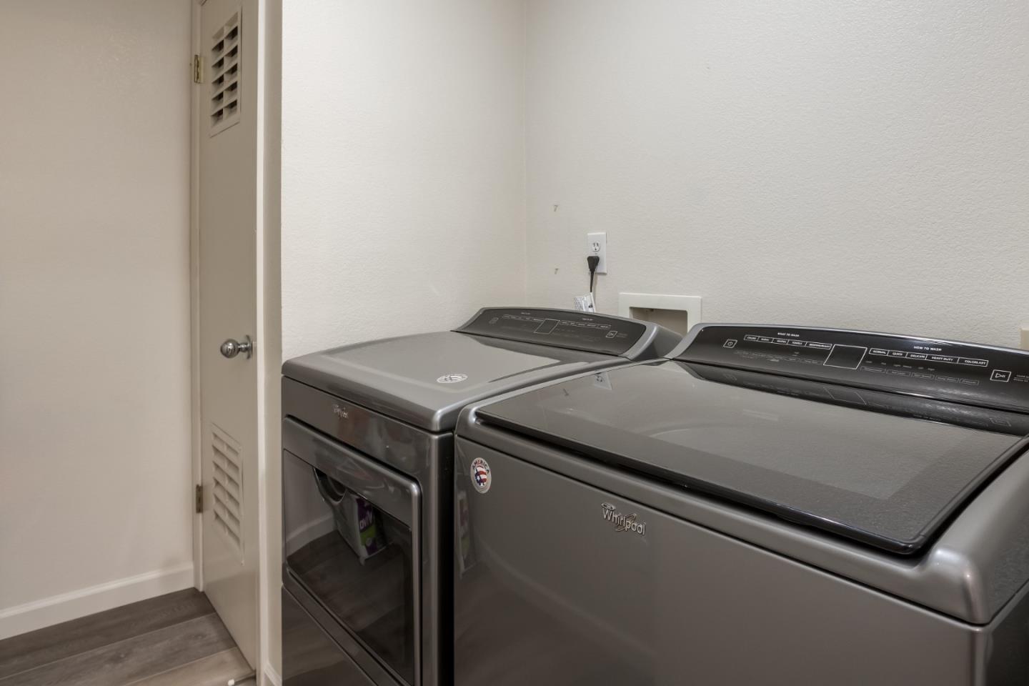 614 Arcadia Terrace, Unit 206 Sunnyvale, CA 94085 - Photo 10 of 21 a utility room with dryer and washer