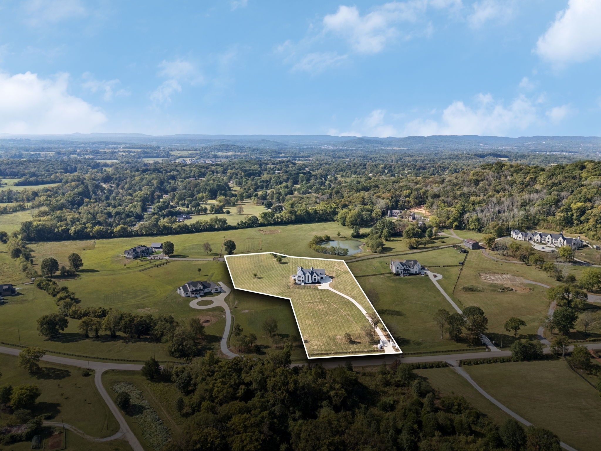 2245 Skinner Road Arrington, TN 37014 - Photo 3 of 98 an aerial view of a house with a yard