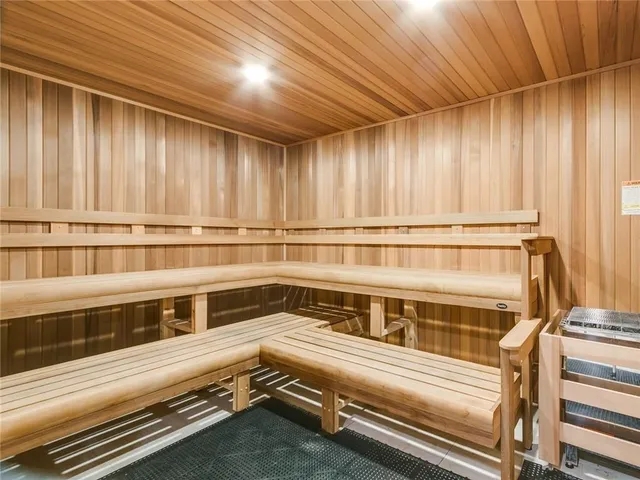 a view of a room with an empty space