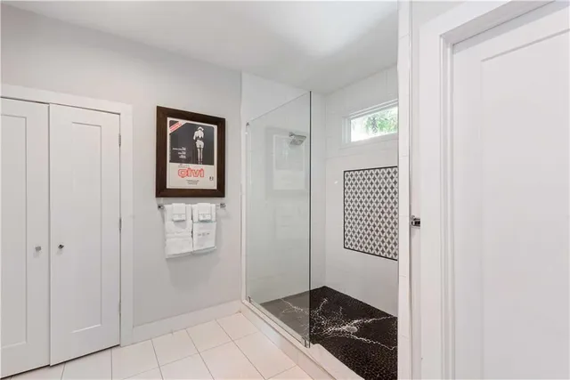 a view of an empty room