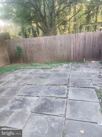 a backyard of a house