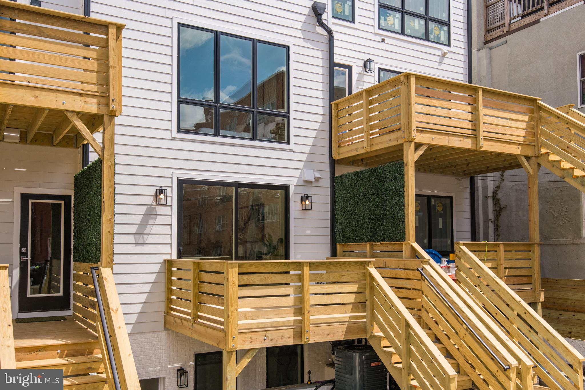 3534 13th Street Northwest, Unit 2 Washington, DC 20010 - Photo 30 of 33 Private Deck off of Kitchen