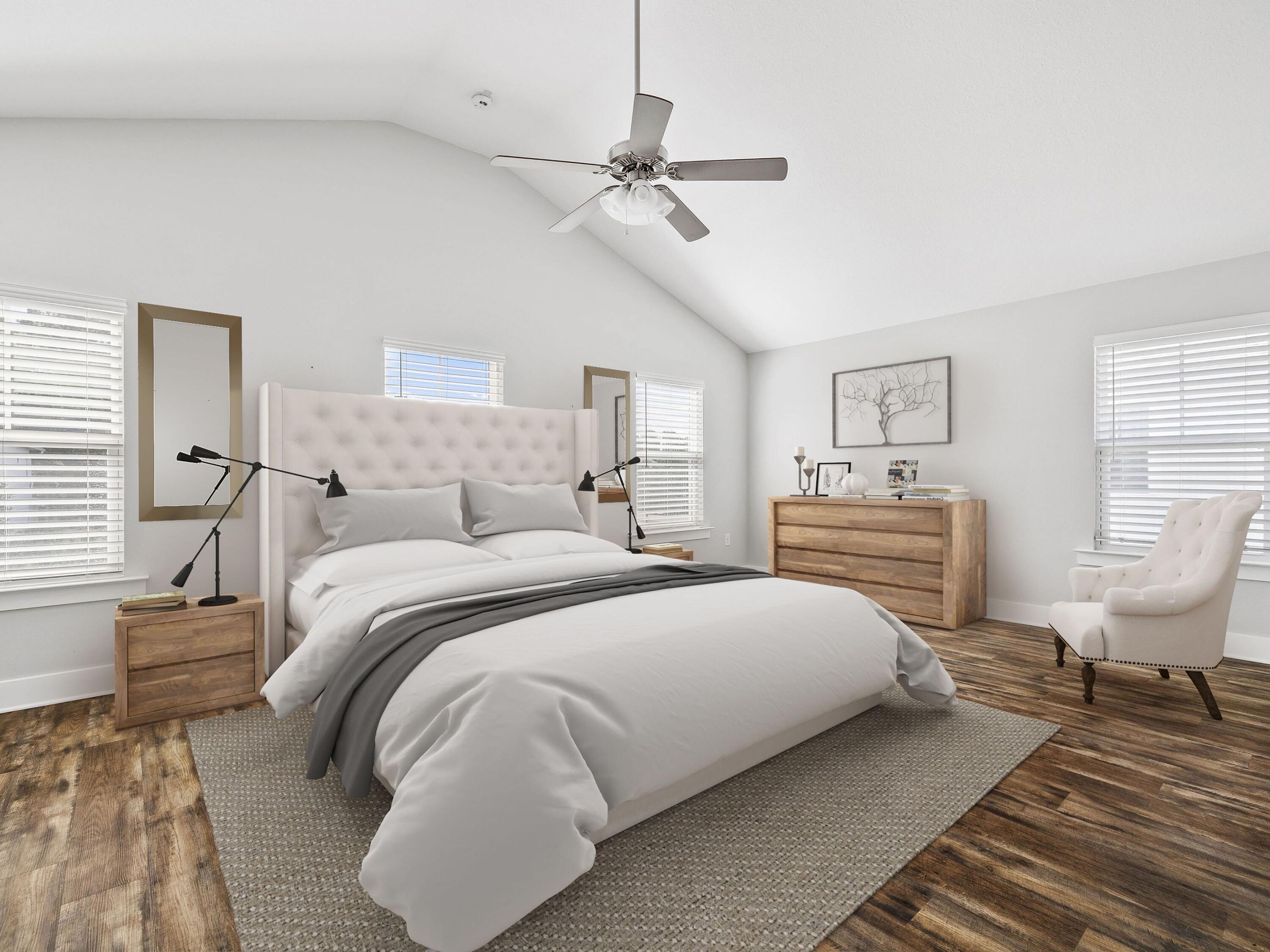 83 Montclair Avenue Santa Rosa Beach, FL 32459 - Photo 21 of 34 Staged photo of Primary Bedroom