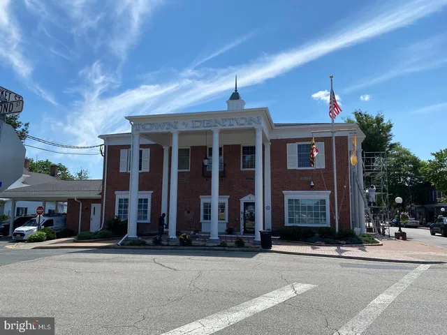 front view of a brick house
