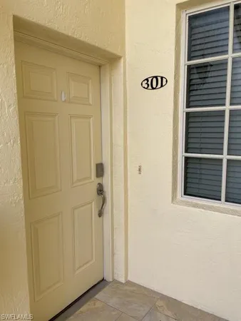 a view of front door