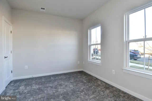 a big room with windows