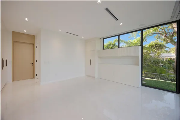 a view of a hallway with interior of the house