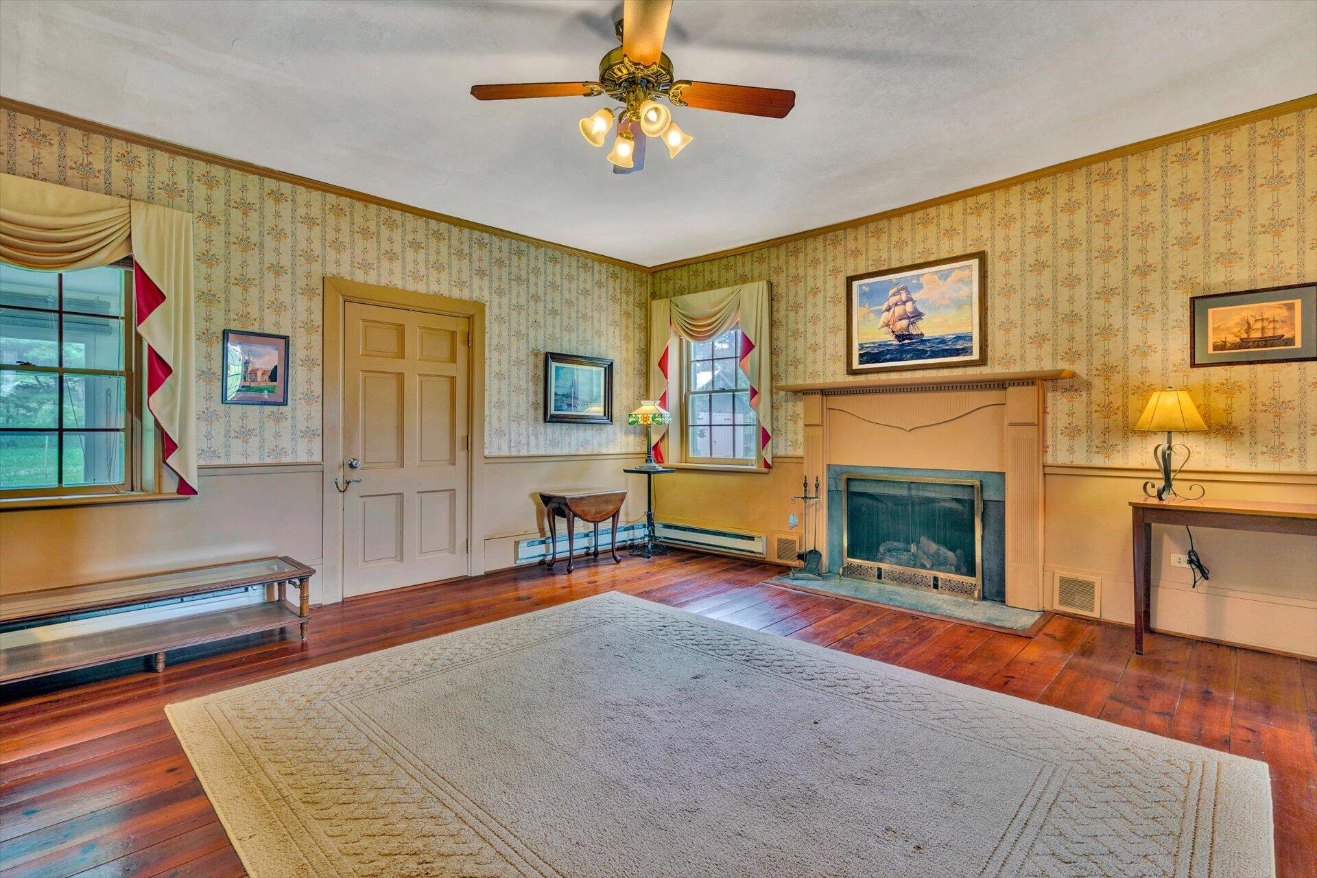 2501 Middlebrook Road Staunton, VA 24401 - Photo 14 of 50 a living room with furniture and a fireplace