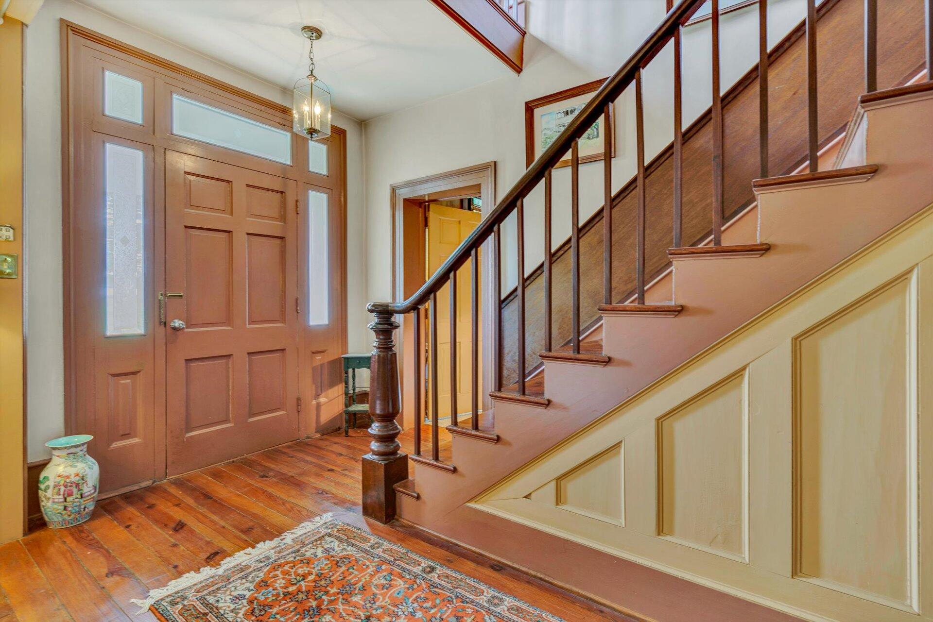 2501 Middlebrook Road Staunton, VA 24401 - Photo 4 of 50 a view of staircase with wooden floor and a rug