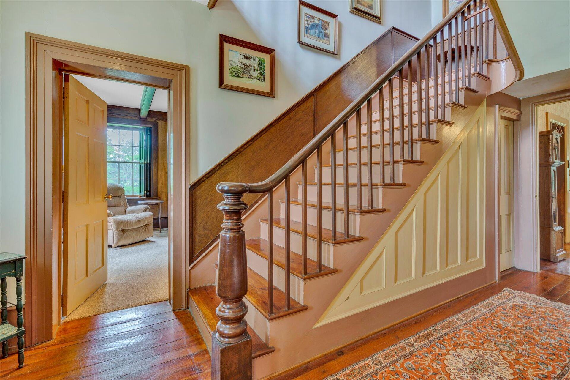 2501 Middlebrook Road Staunton, VA 24401 - Photo 5 of 50 a view of entryway and hall with wooden floor
