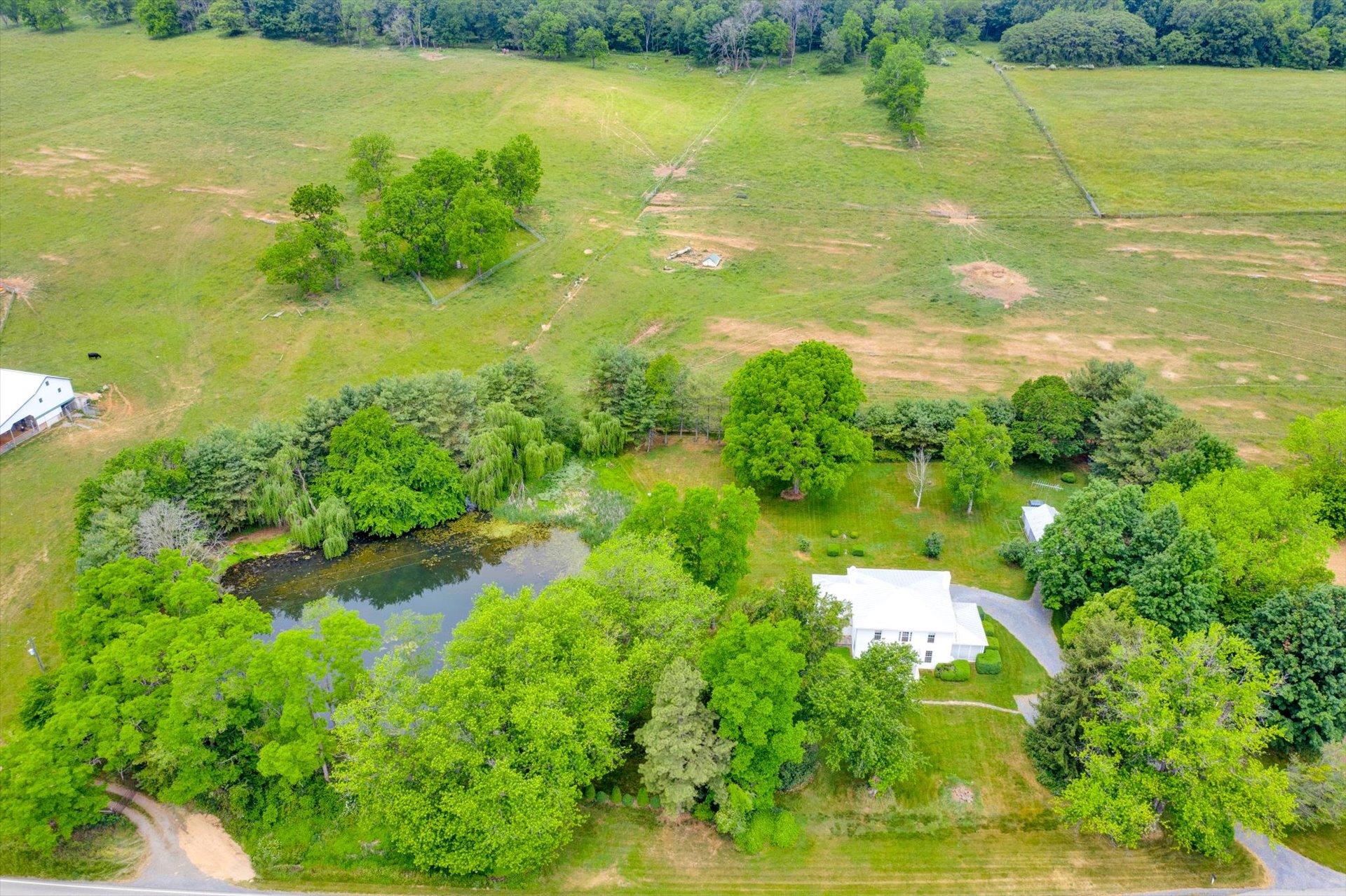 2501 Middlebrook Road Staunton, VA 24401 - Photo 45 of 50 a view of a lake with a houses
