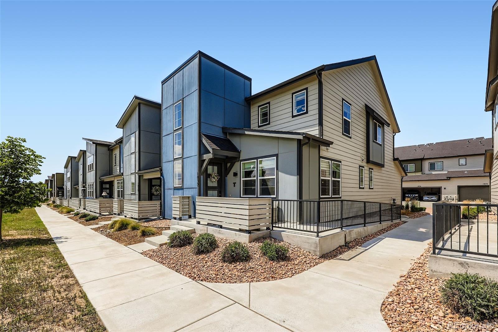 a view of a building with many windows