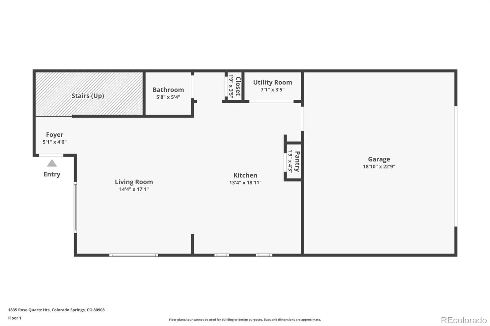 1835 Rose Quartz Heights Colorado Springs, CO 80908 - Photo 30 of 31 a picture of a room