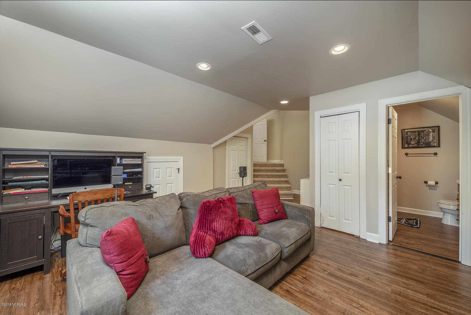 2406 Wild Turkey Road New Bern, NC 28562 - Photo 13 of 39 Bonus Room w/Closets and Storage