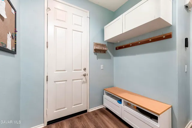 a room with storage and utility