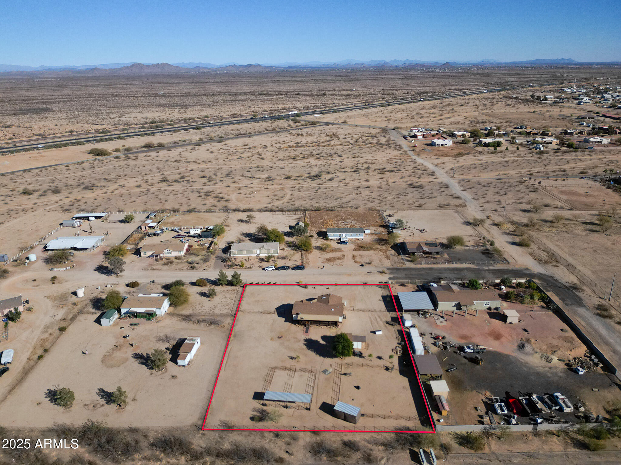 21020 West Montgomery Road Wittmann, AZ 85361 - Photo 65 of 69 Drone View in Red