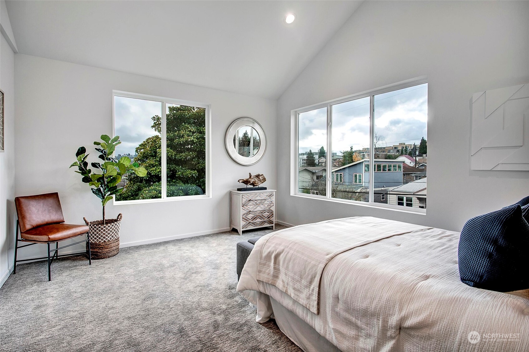 4020 Midvale Avenue North Seattle, WA 98103 - Photo 18 of 28 a bedroom with a bed and a window