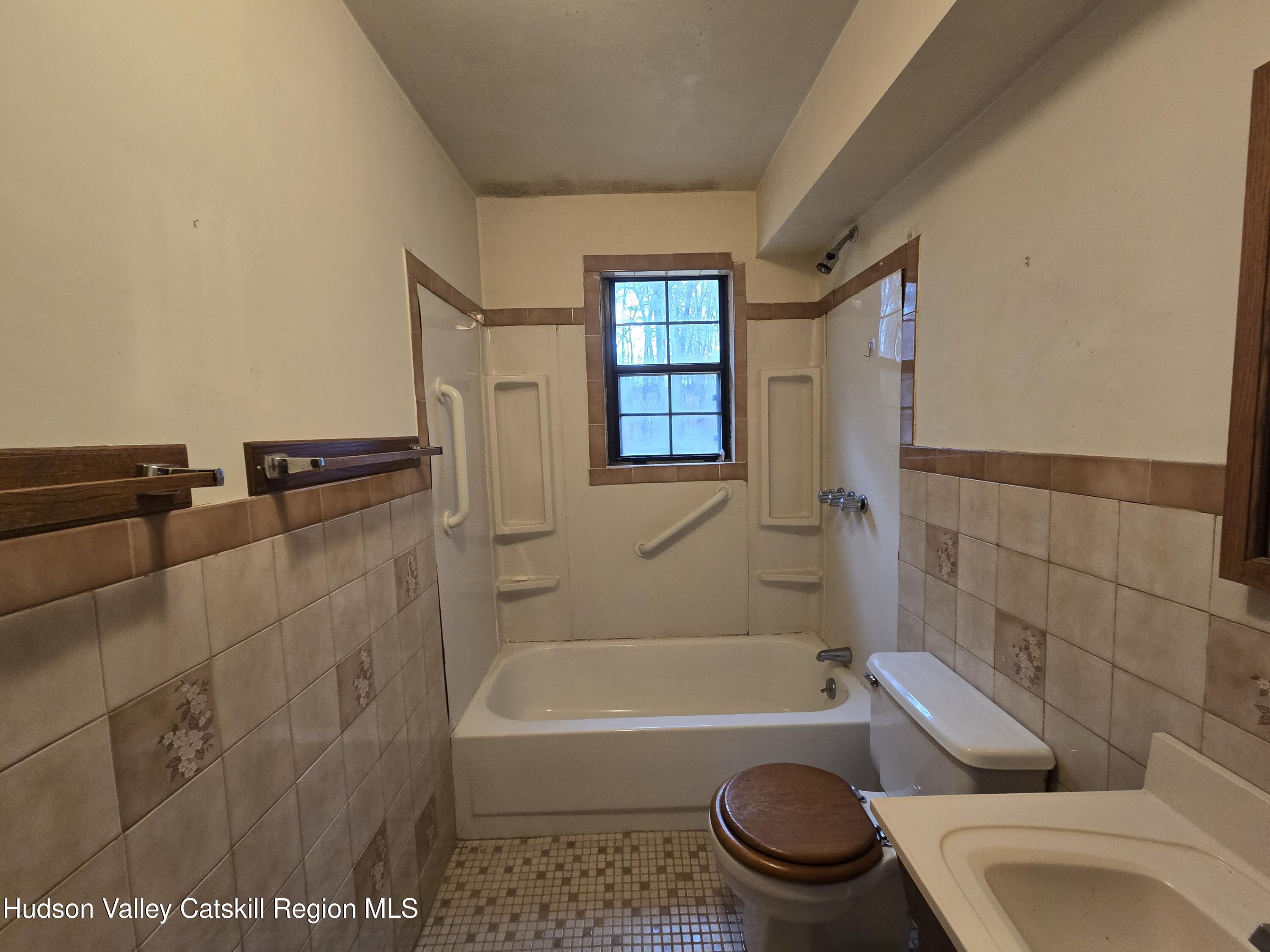 386 Fowler Lake Road Ghent, NY 12075 - Photo 13 of 24 a bathroom with a sink a toilet a bathtub and a shower