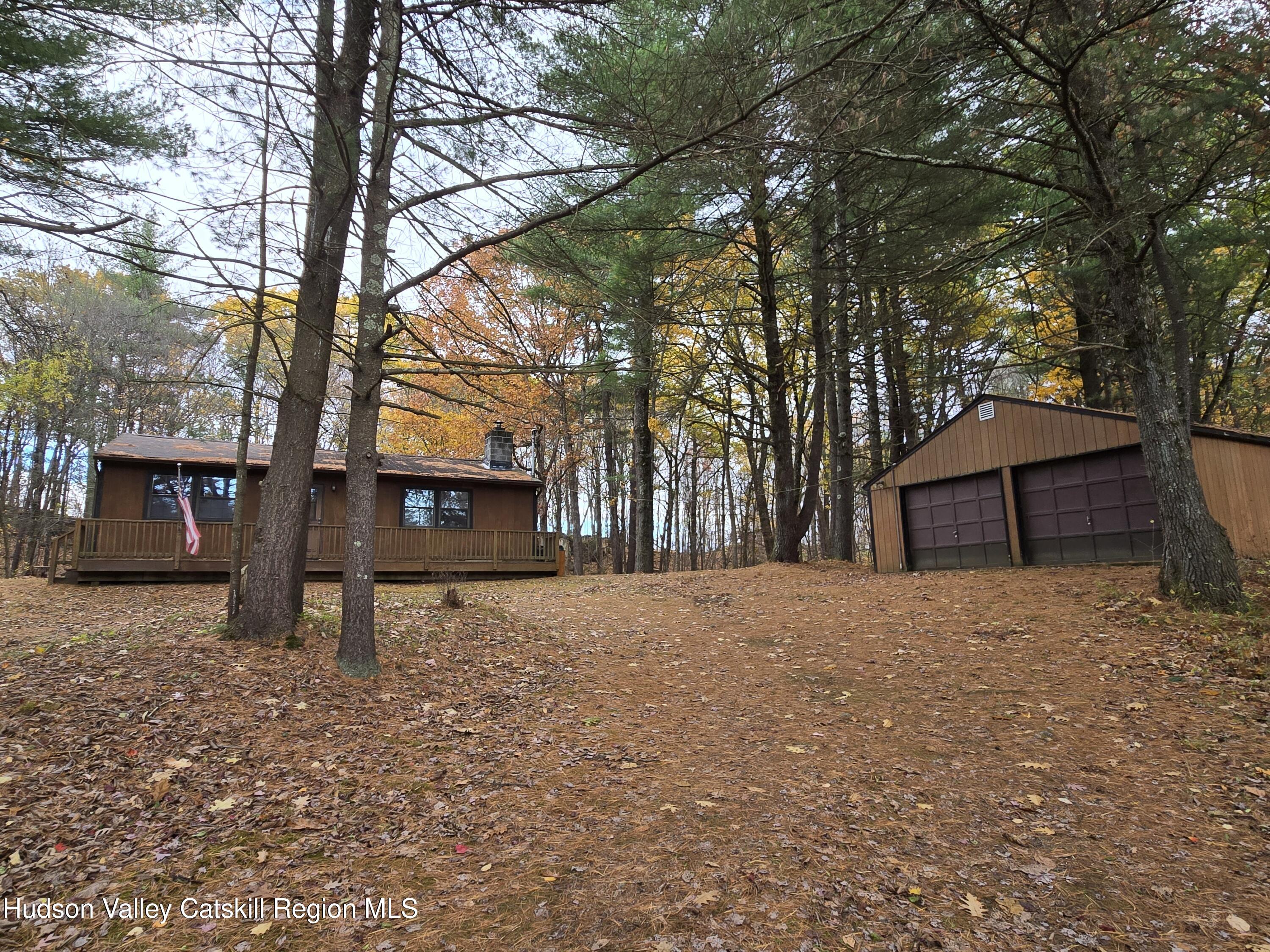 386 Fowler Lake Road Ghent, NY 12075 - Photo 2 of 24 a house view with a outdoor space