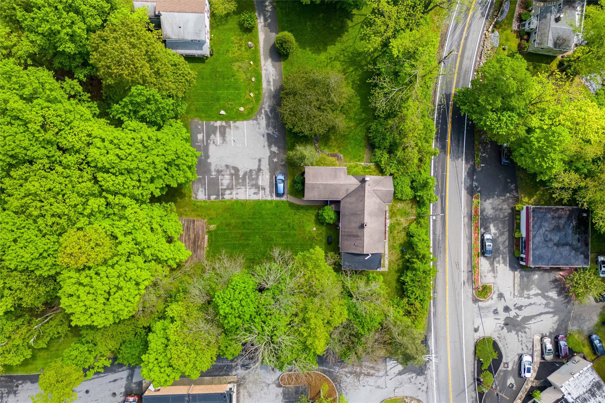 159 Highway 202 Somers, NY 10589 - Photo 45 of 48 an aerial view of a house with a yard