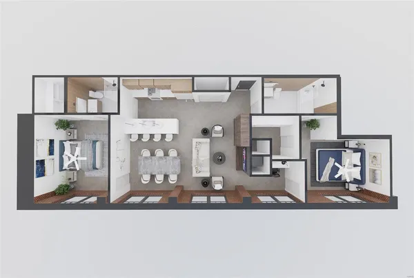 $2,072 | 3041 Locust Street, Unit 202, St. Louis, MO 63103