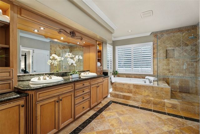 a bathroom with a shower curtain