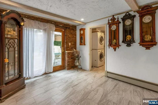 a bathroom with a sink a mirror and a toilet
