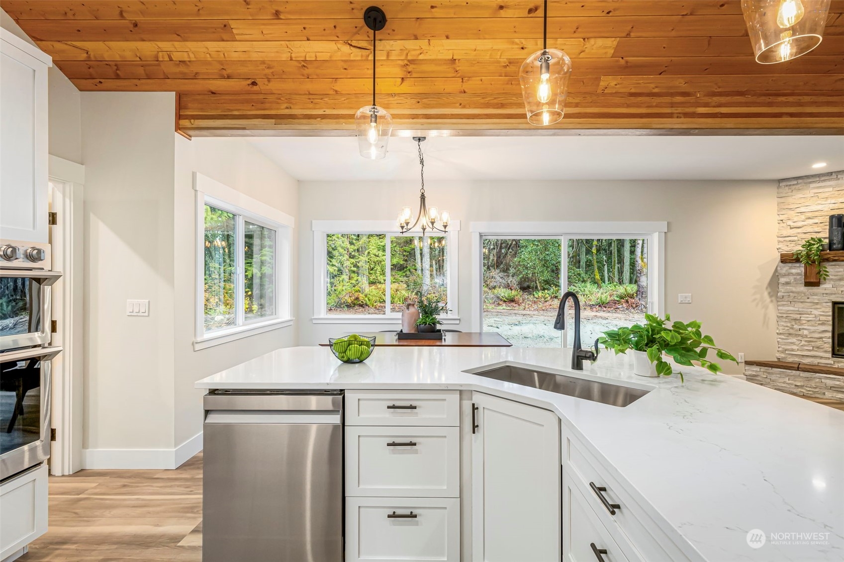 22086 Dewberry Road Northeast Indianola, WA 98342 - Photo 15 of 40 a kitchen with sink and window