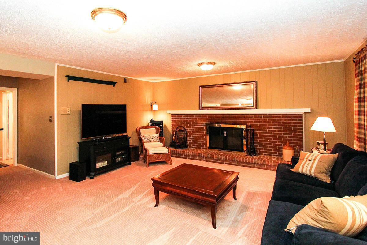 1323 Deep Run Lane Reston, VA 20190 - Photo 20 of 30 Family Room with brick raised hearth Fireplace