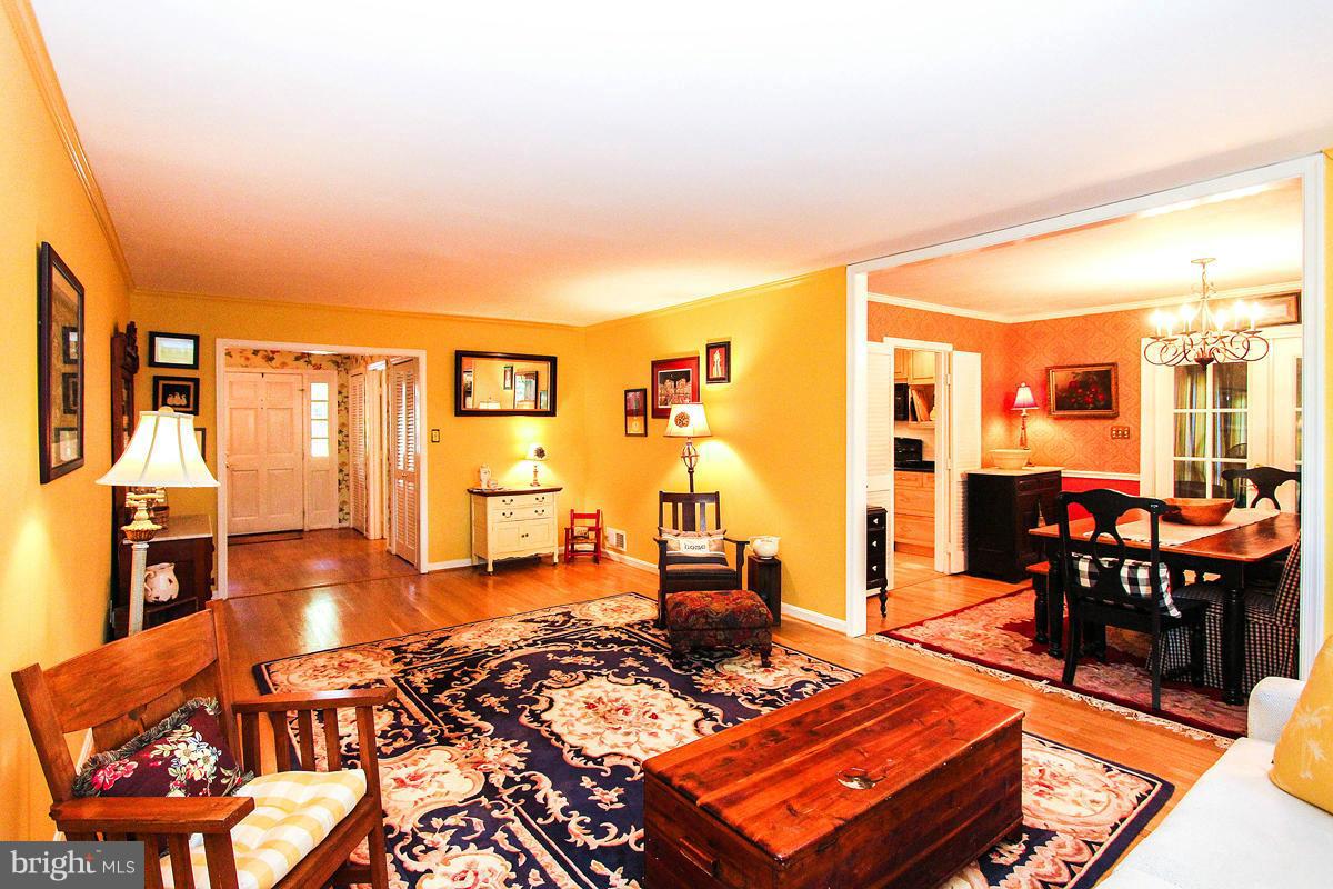 Living Room opens to Dining Room