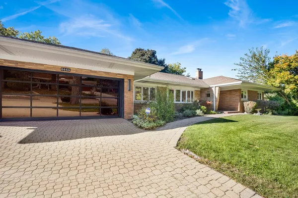 a view of a house with entertaining space