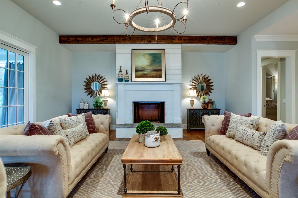 1205 Echo Lane Franklin, TN 37069 - Photo 12 of 29 a living room with furniture and a fireplace