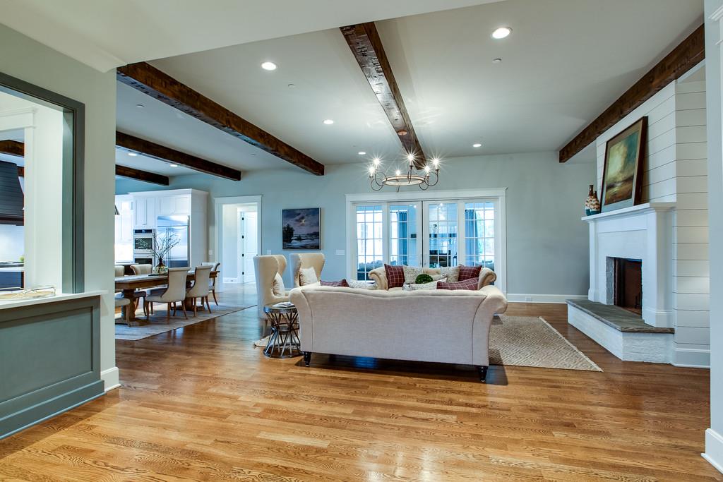 1205 Echo Lane Franklin, TN 37069 - Photo 9 of 29 a living room with furniture and a fireplace