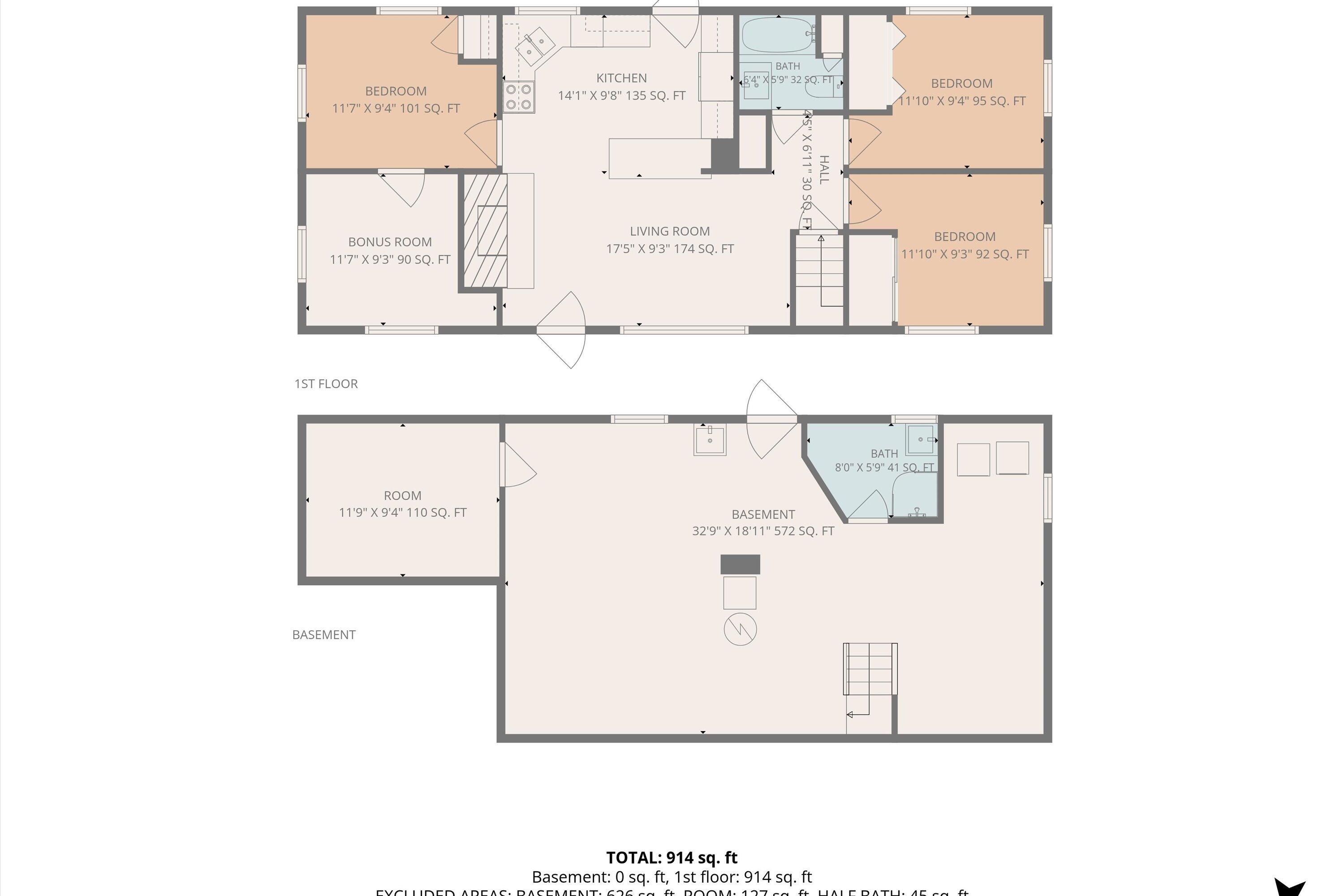 1815 Scuffling Hill Road Rocky Mount, VA 24151 - Photo 35 of 35 Floor Plan