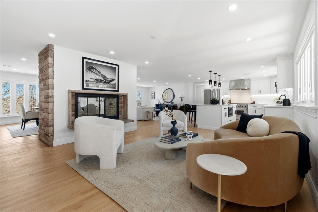 171 Shaw Road Brookline, MA 02467 - Photo 10 of 42 a living room with furniture and wooden floor