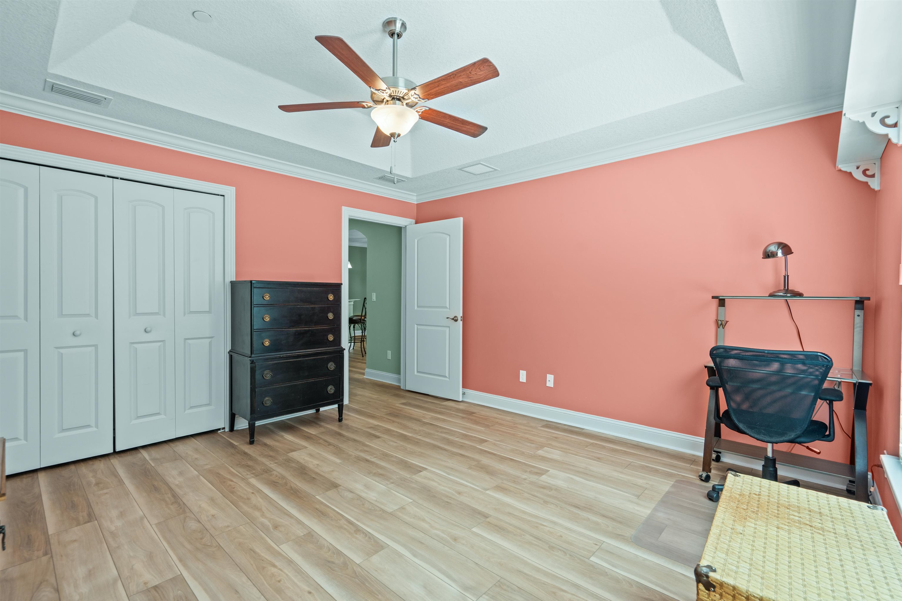 148 Timoga Trail St. Augustine, FL 32084 - Photo 30 of 46 a view of a livingroom with furniture and a ceiling fan