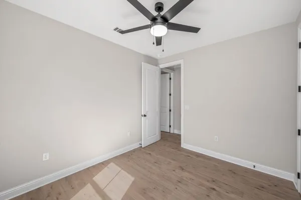 wooden floor in an empty room