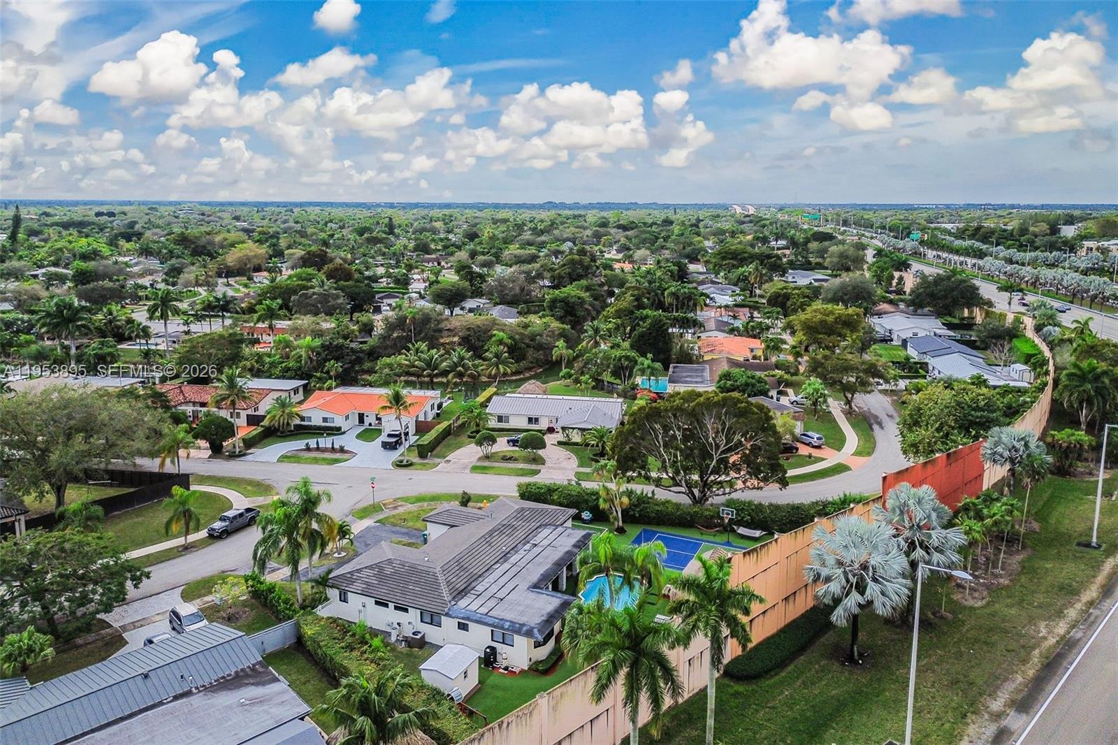 10870 Southwest 106th Avenue Miami, FL 33176 - Photo 47 of 48 an aerial view of a houses with outdoor space