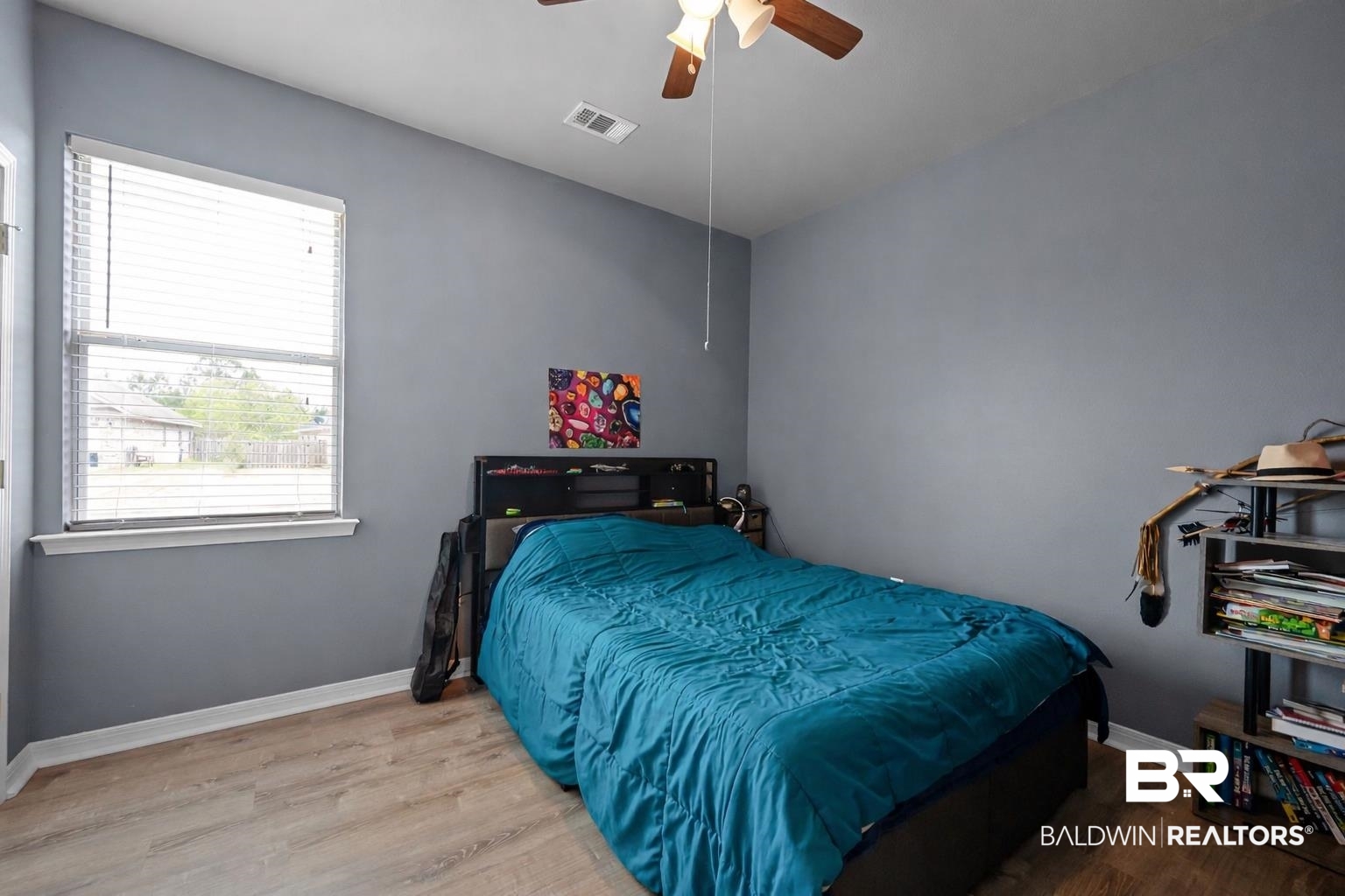 1287 Pembroke Way Foley, AL 36535 - Photo 33 of 39 Bedroom with wood finished floors and ceiling fan