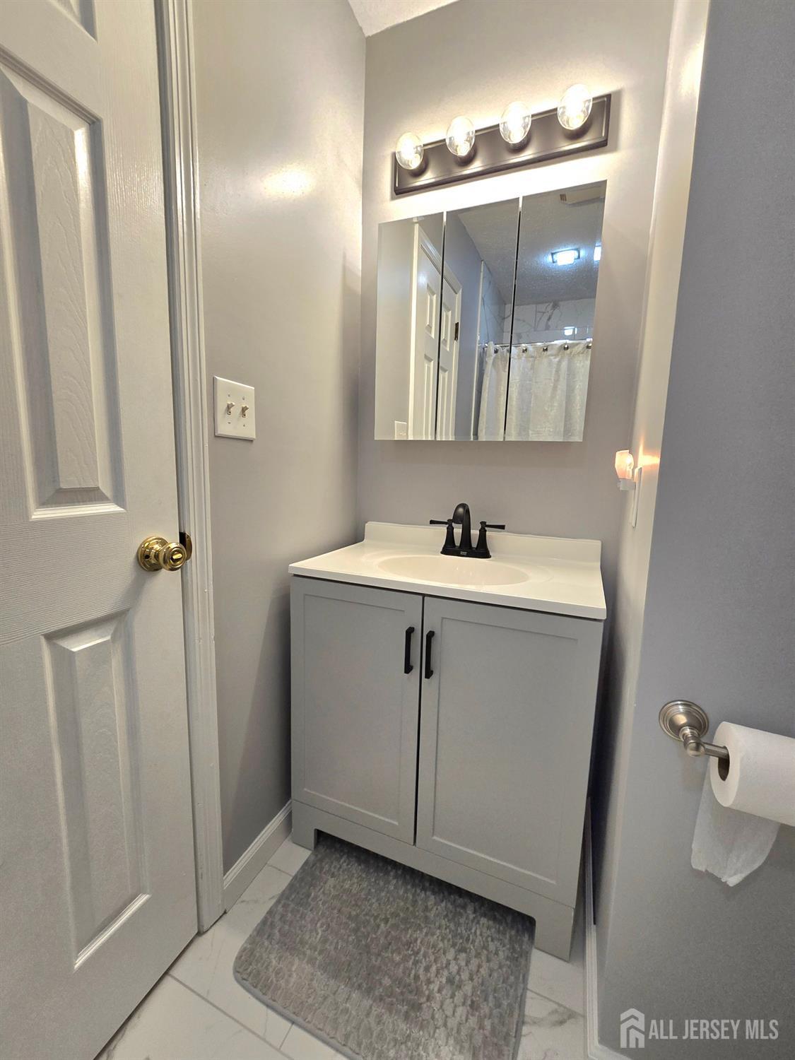 124 Howell Avenue Fords, NJ 08863 - Photo 17 of 23 a bathroom with a sink a mirror and vanity