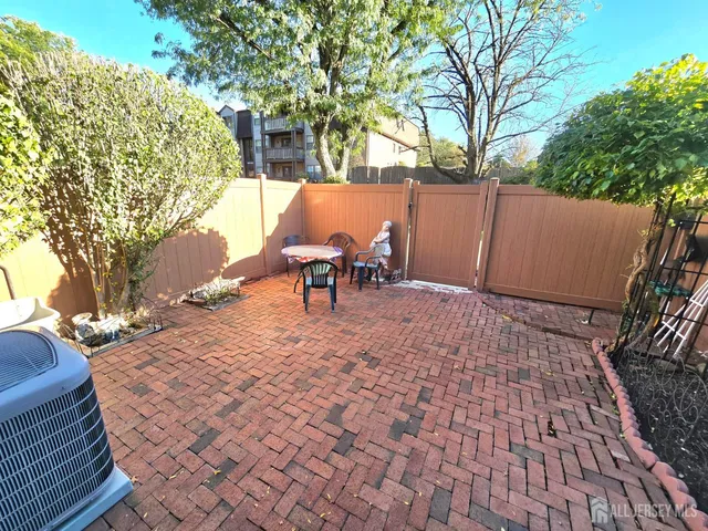 a outdoor view with a sitting space