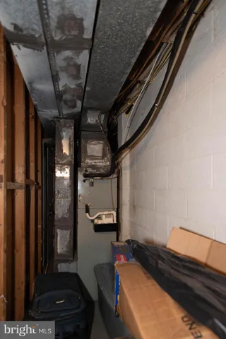 a view of water heater room