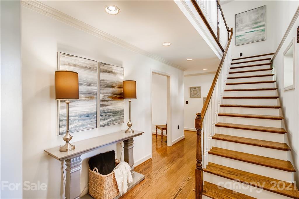3929 Glenfall Avenue Charlotte, NC 28210 - Photo 3 of 30 a view of entryway and hall with wooden floor