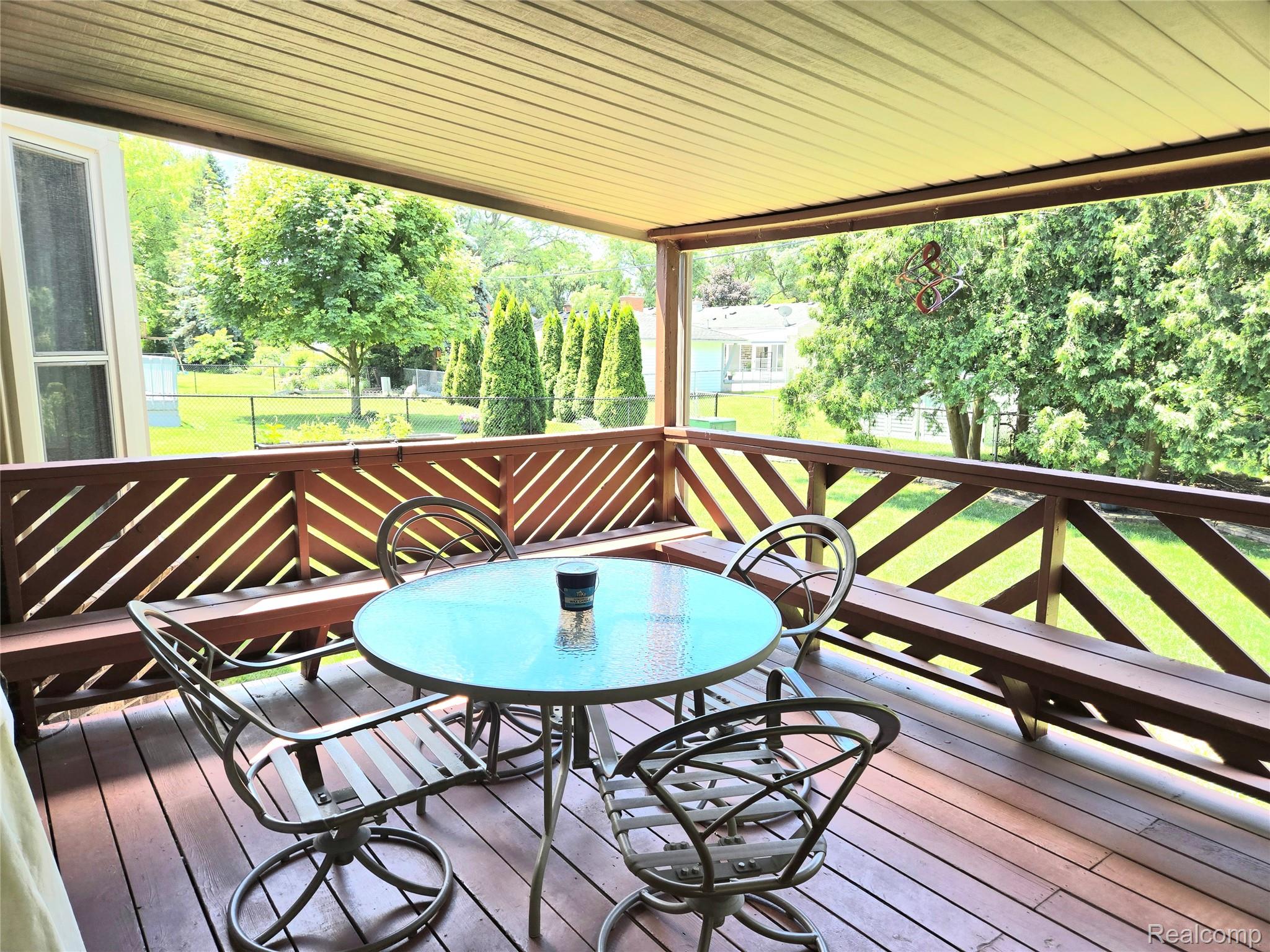 14879 Riverside Drive Livonia, MI 48154 - Photo 15 of 42 Very large covered patio