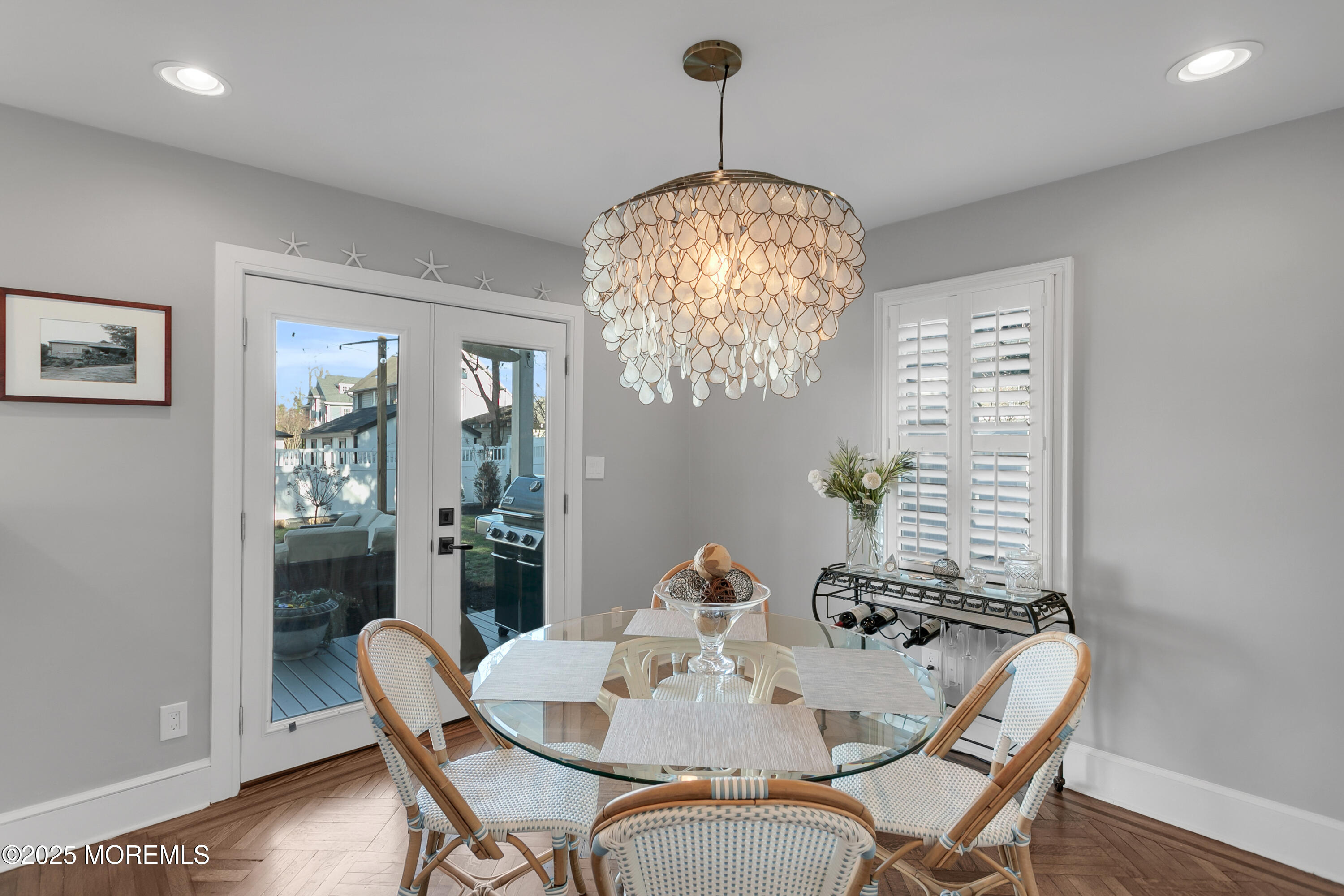 7 Allen Street Rumson, NJ 07760 - Photo 14 of 45 a view of a dining room with furniture window and wooden floor