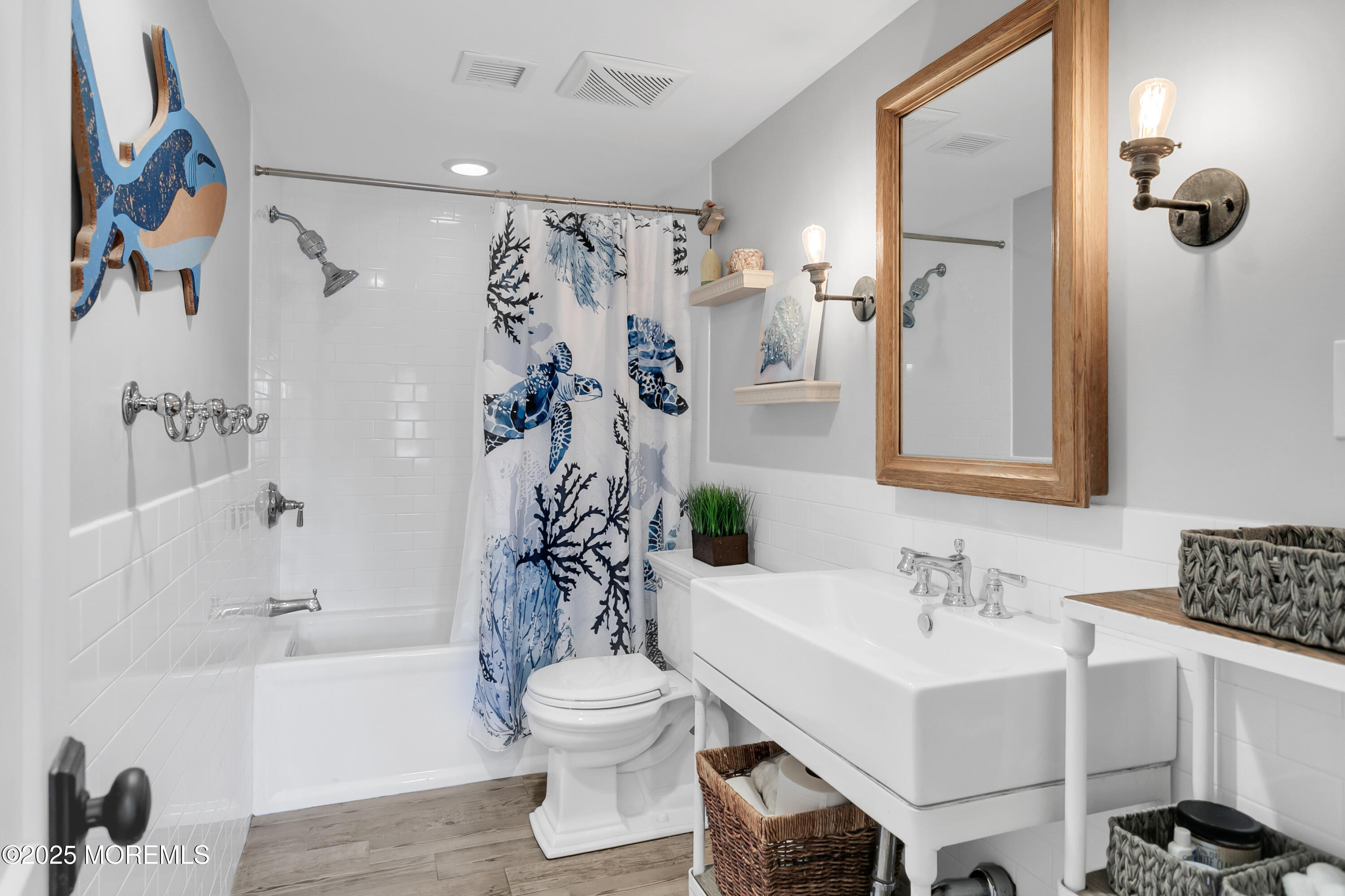 7 Allen Street Rumson, NJ 07760 - Photo 32 of 45 a bathroom with a sink toilet and shower