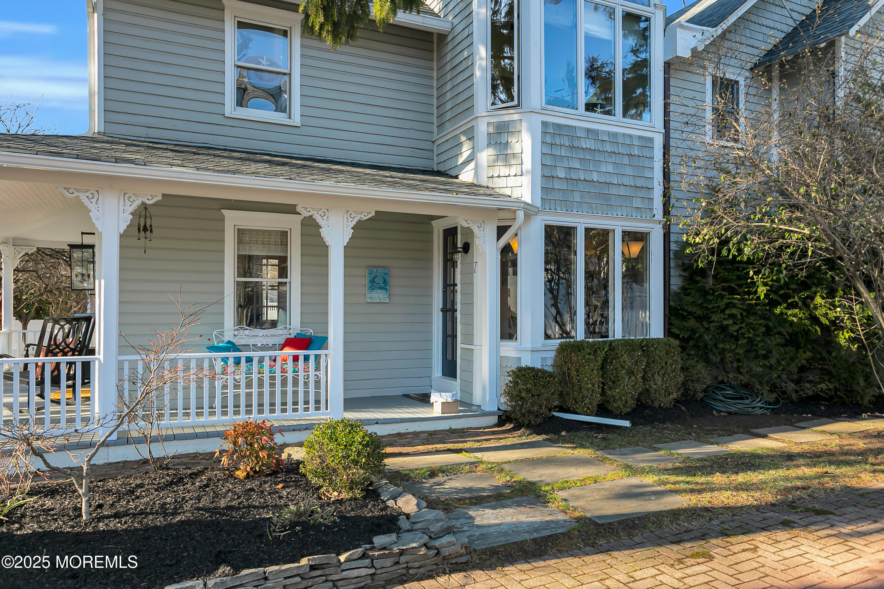 7 Allen Street Rumson, NJ 07760 - Photo 45 of 45 a view of a house with a small yard and plants