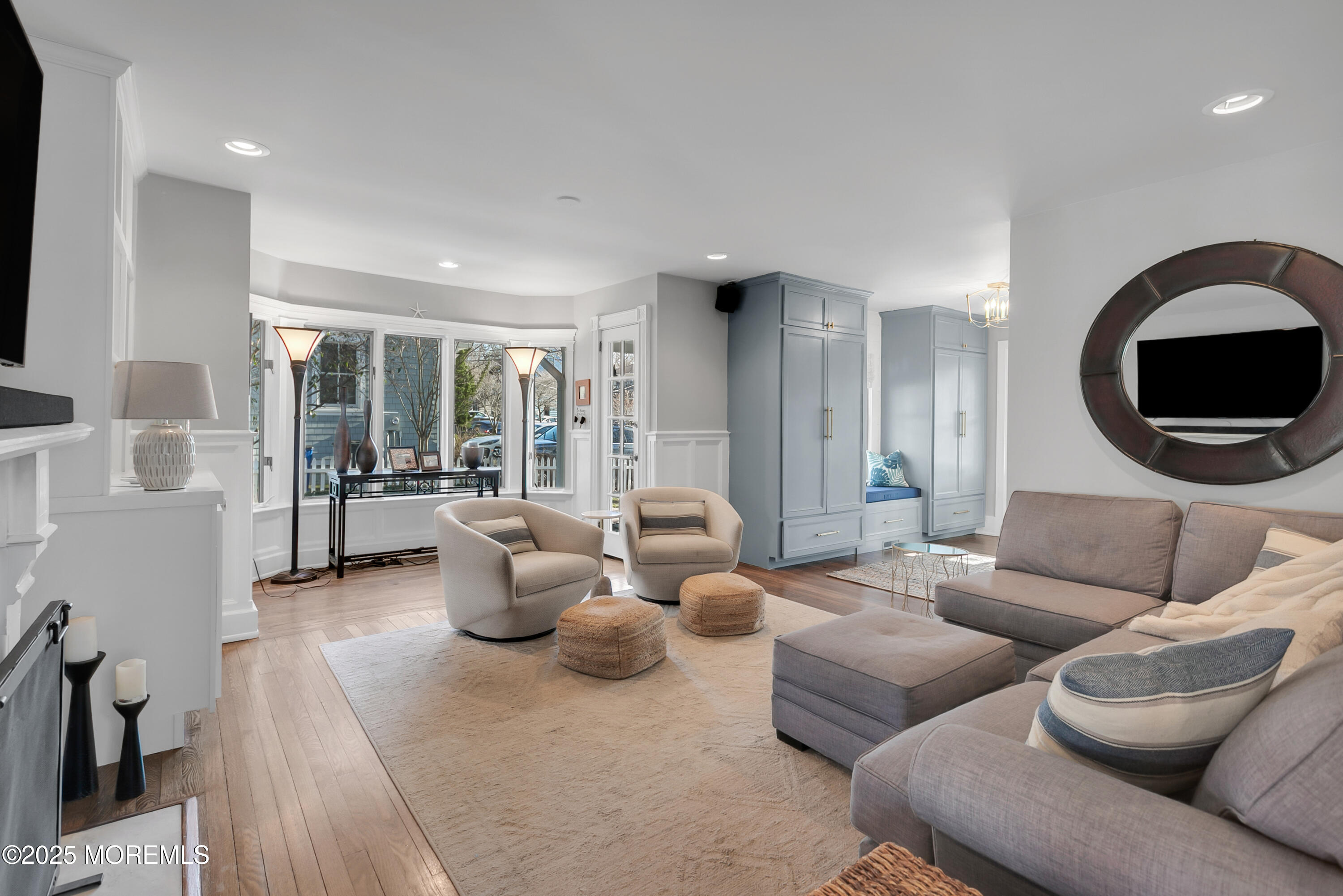 7 Allen Street Rumson, NJ 07760 - Photo 9 of 45 a living room with furniture and wooden floor